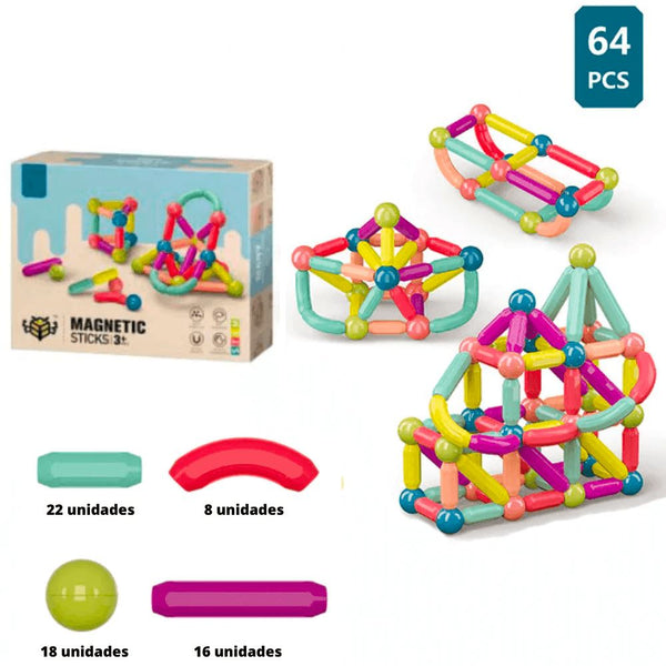 Brinquedo MagneticKids™ + Brinde Surpresa Exclusivo